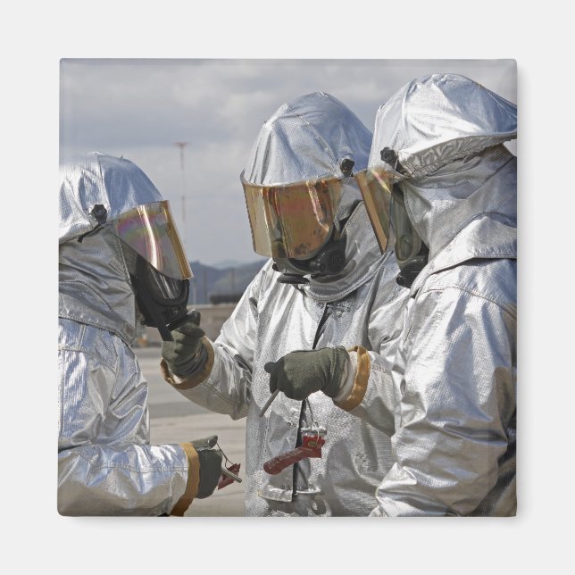 Aircraft Rescue Firefighter Marines Magnet (Front)