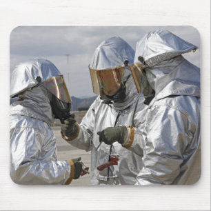 Aircraft Rescue Firefighter Marines Mouse Pad