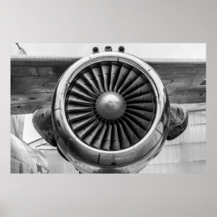 Aircraft Turbine Poster