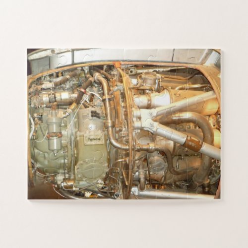 Aircraft Turboprop Engine Photo Jigsaw Puzzle
