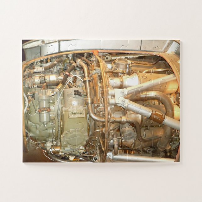 Aircraft Turboprop Engine Photo Jigsaw Puzzle (Horizontal)