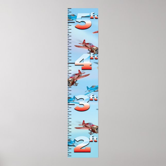 Aircraft warfare growth chart (Front)