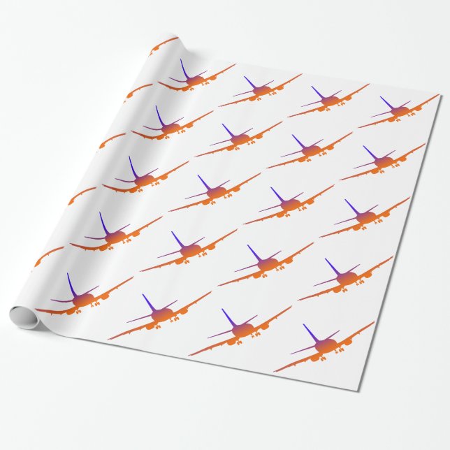 Aircraft Wrapping Paper (Unrolled)