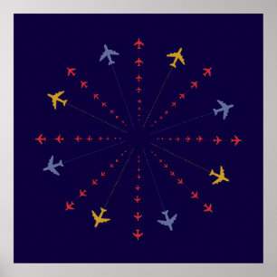 aircrafts / planes / airplanes poster