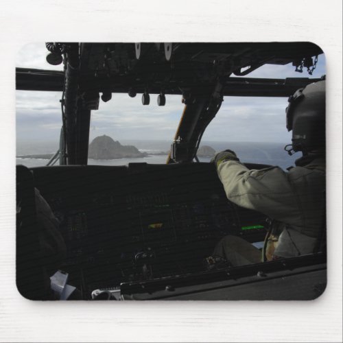 Aircrews approach Farallon Island Mouse Pad