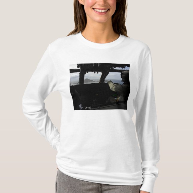 Aircrews approach Farallon Island T-Shirt (Front)