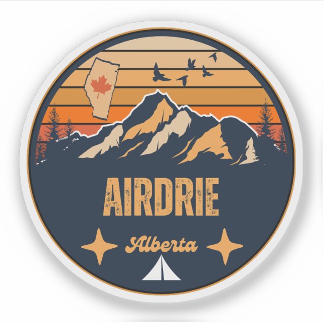  Airdrie, Alberta Sticker (Front)