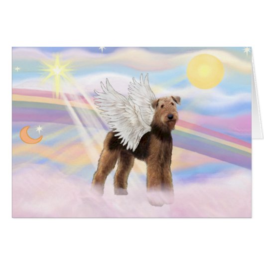 Airedale Angel Cards (Front Horizontal)