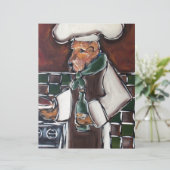 Airedale Chef (Standing Front)