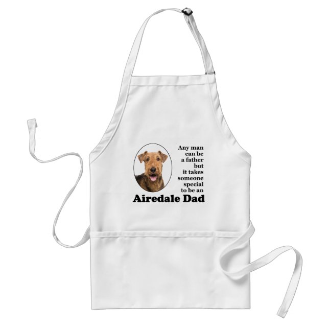 Airedale Dad Apron (Front)