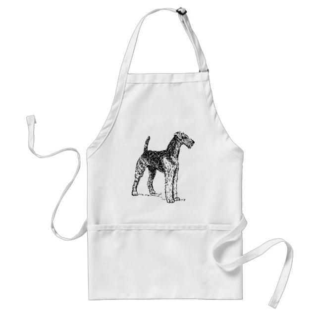 Airedale Dog Adult Apron (Front)