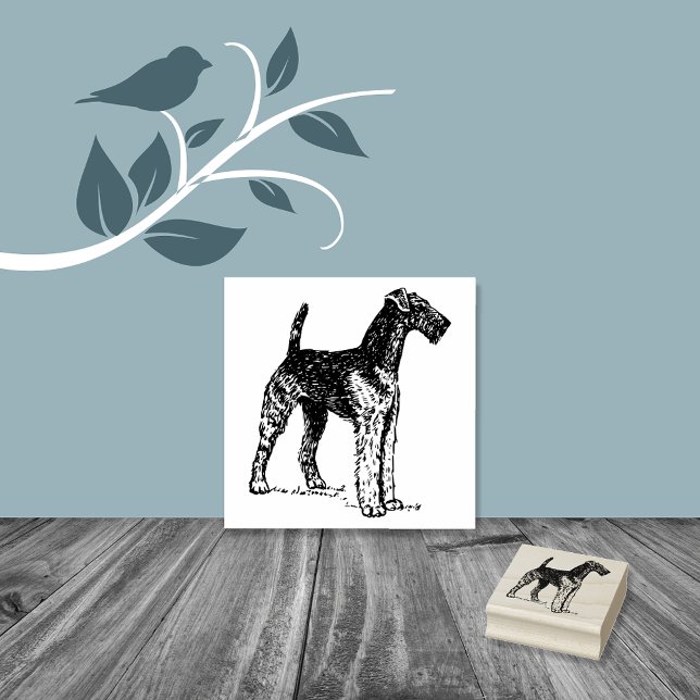 Airedale Dog Breed Rubber Stamp (Creator Uploaded)