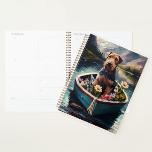 Airedale Dog on a Paddle: A Scenic Adventure Planner