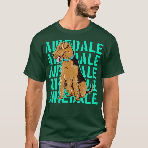 Airedale Dog T_Shirt