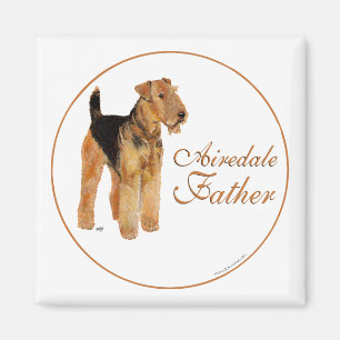 Airedale Father's Day Magnet