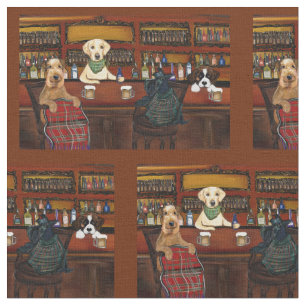 Airedale & Friends Fabric