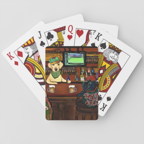  AIREDALE  FRIENDS Poster Playing Cards