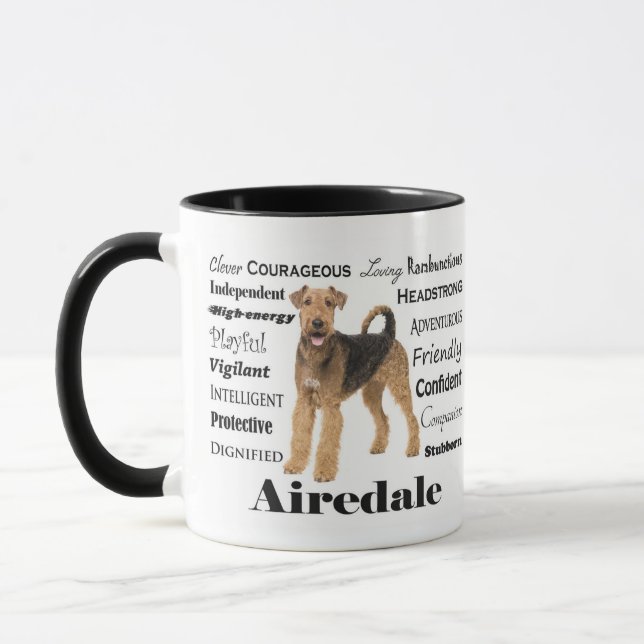 Airedale Mug (Left)
