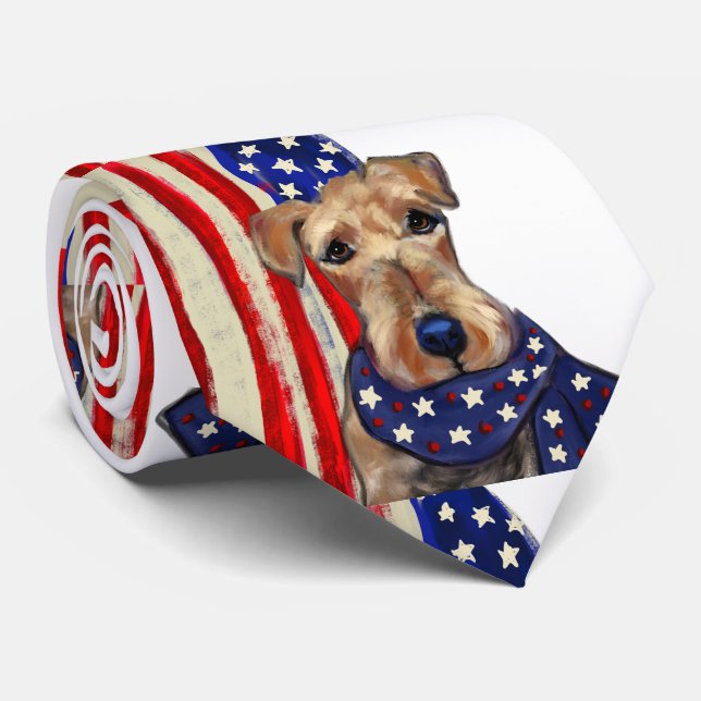 AIREDALE  NECK TIE (Rolled)