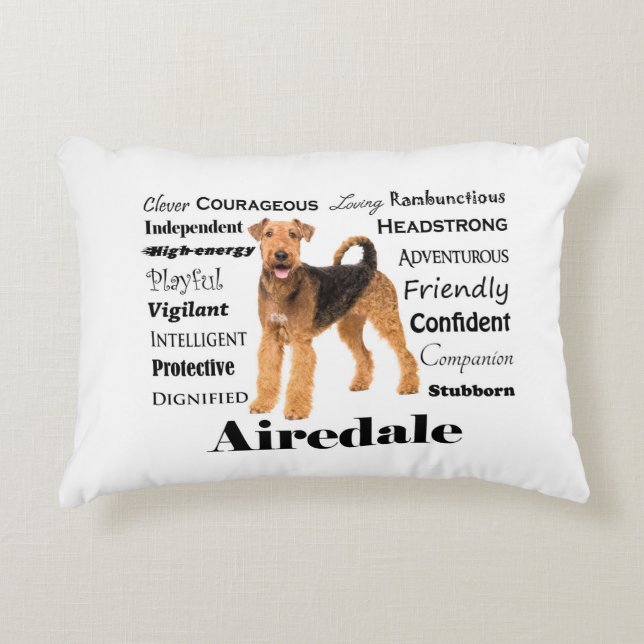 Airedale Pillow (Front)