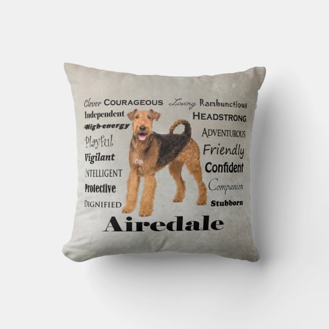 Airedale Pillow (Front)