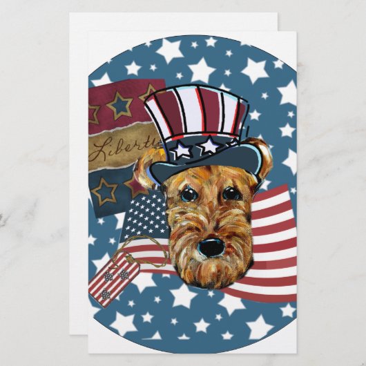 AIREDALE TERRIER (Front/Back)