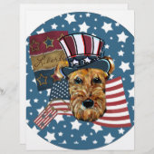 AIREDALE TERRIER (Front/Back)