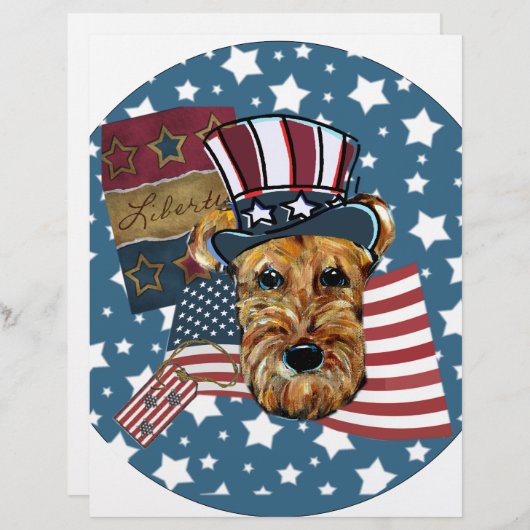 AIREDALE TERRIER (Front/Back)