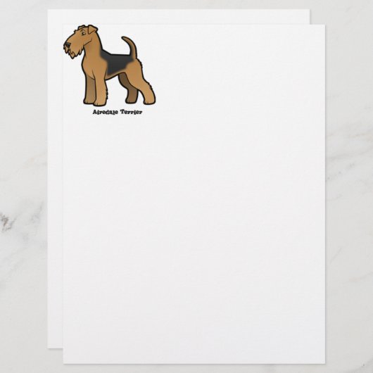 airedale terrier (Front/Back)