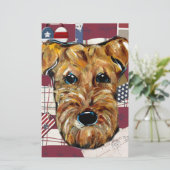 AIREDALE TERRIER (Standing Front)