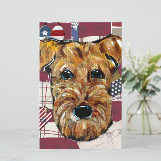 AIREDALE TERRIER (Standing Front)