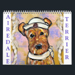 AIREDALE TERRIER  2026 CALENDAR<br><div class="desc">BEAUTIFUL AIREDALE TERRIER ART!</div>