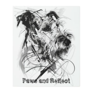 Airedale Terrier Abstract Fractal Art