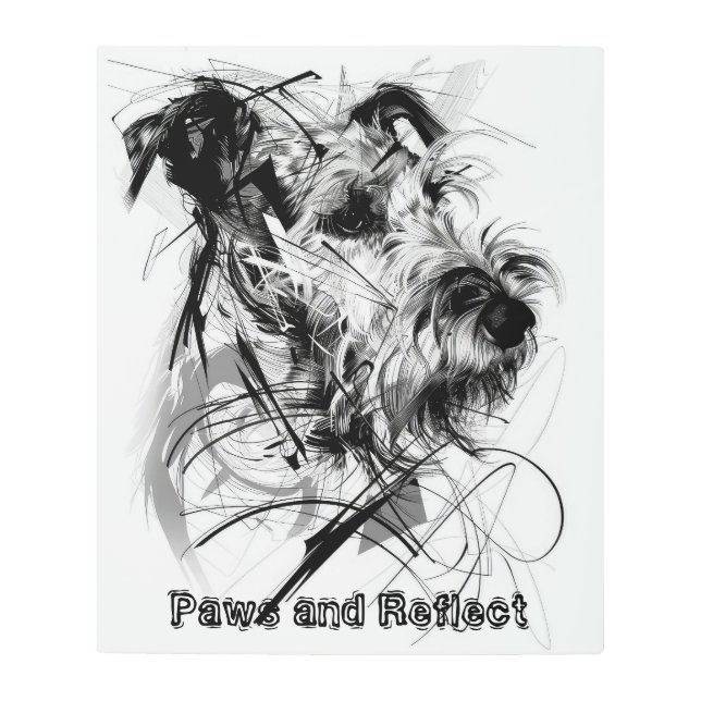 Airedale Terrier Abstract Fractal Art (Front)