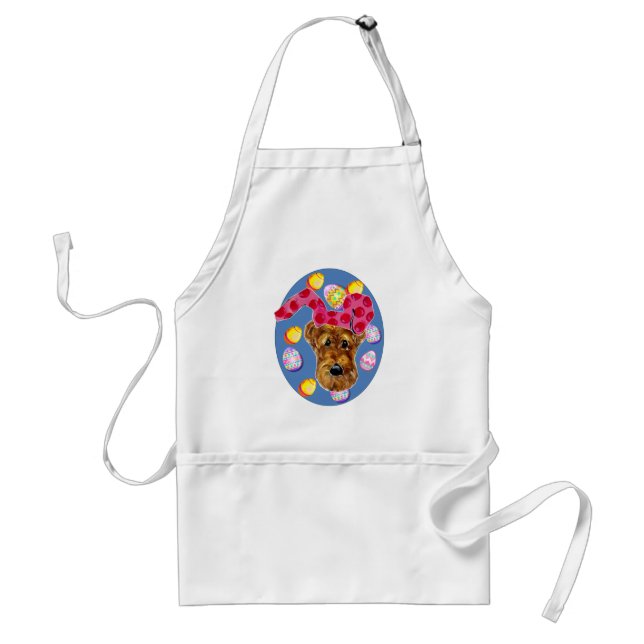 AIREDALE TERRIER ADULT APRON (Front)