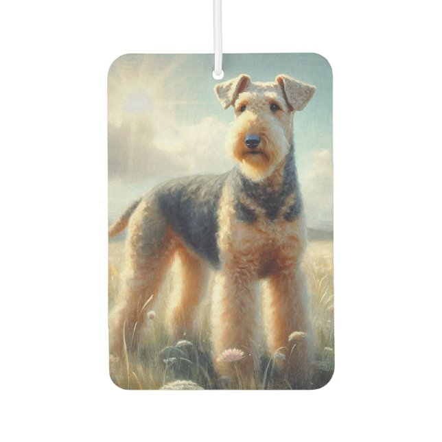 Airedale Terrier Air Freshener (Front)