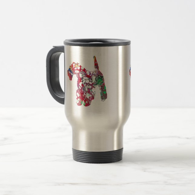 Airedale Terrier, Airedale Terriers, Airedale Terr Travel Mug (Front Left)