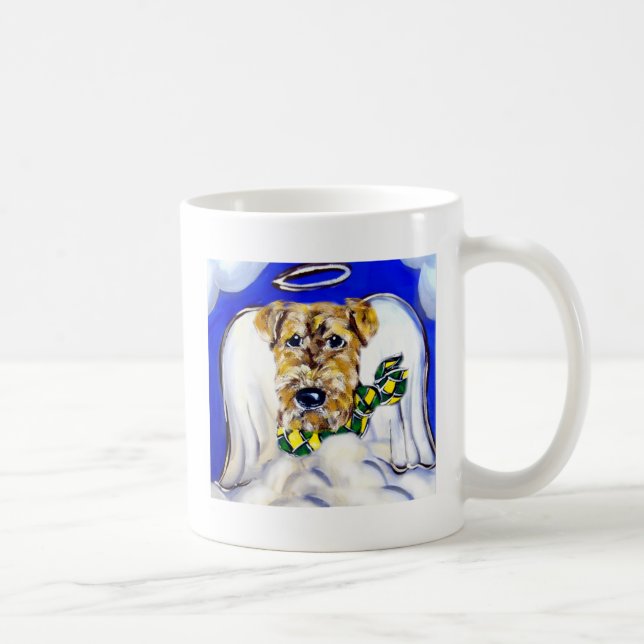 Airedale Terrier Angel Coffee Mug (Right)