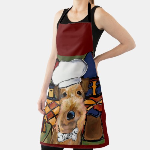 Airedale  Terrier     Apron