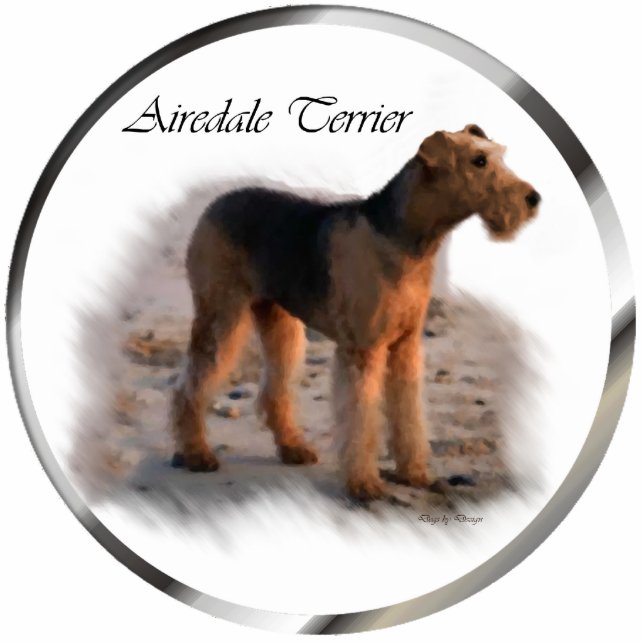 Airedale Terrier Art Cutout (Front)