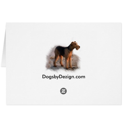 Airedale Terrier Art Gifts (Back Horizontal)
