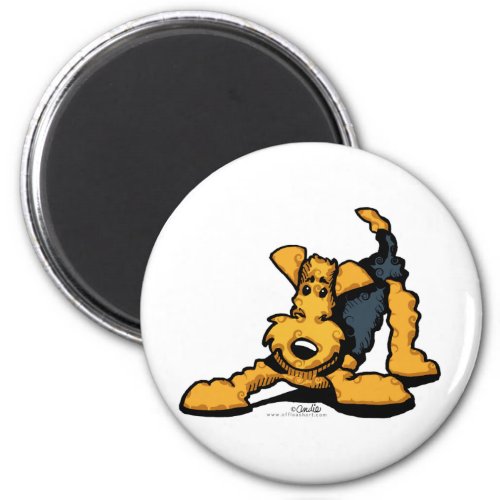 Airedale Terrier at Play Magnet