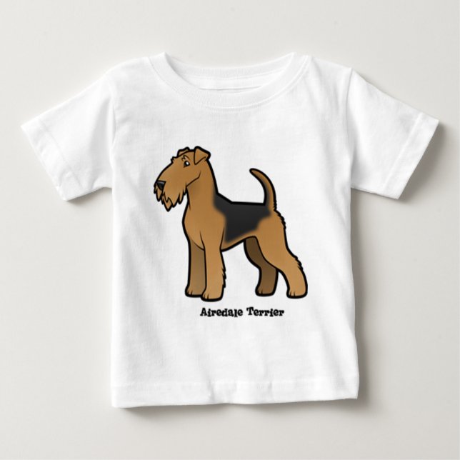 airedale terrier baby T-Shirt (Front)