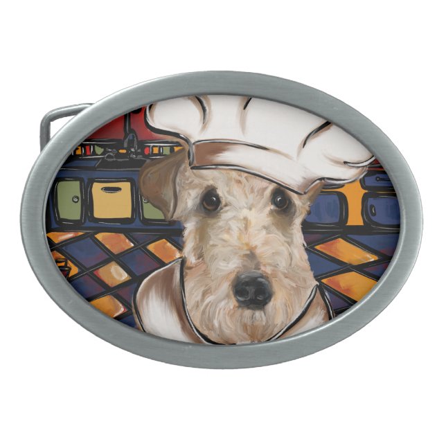  AIREDALE TERRIER        BELT BUCKLE (Front)