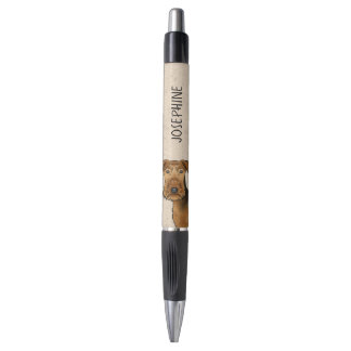 Airedale Terrier Bingley Terrier Dog Head And Name Pen