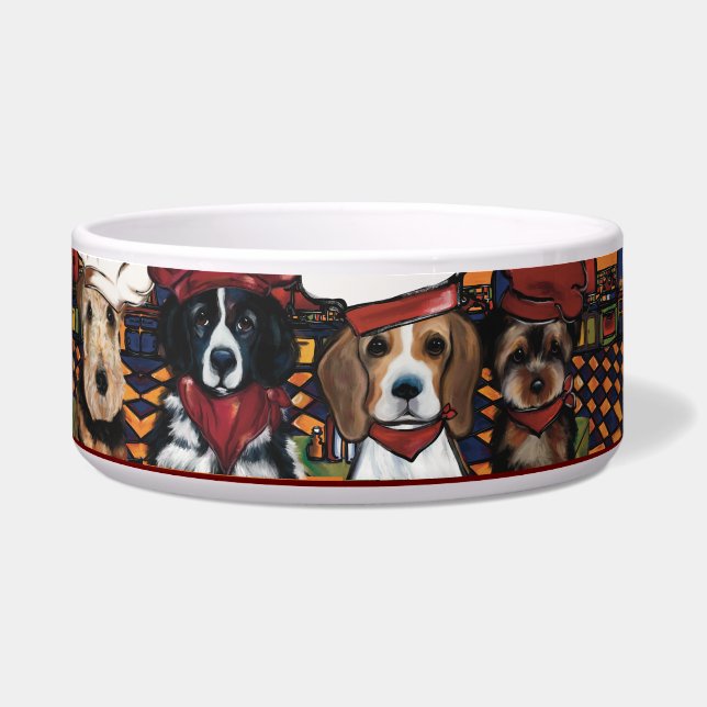 Airedale  Terrier     Bowl (Left)