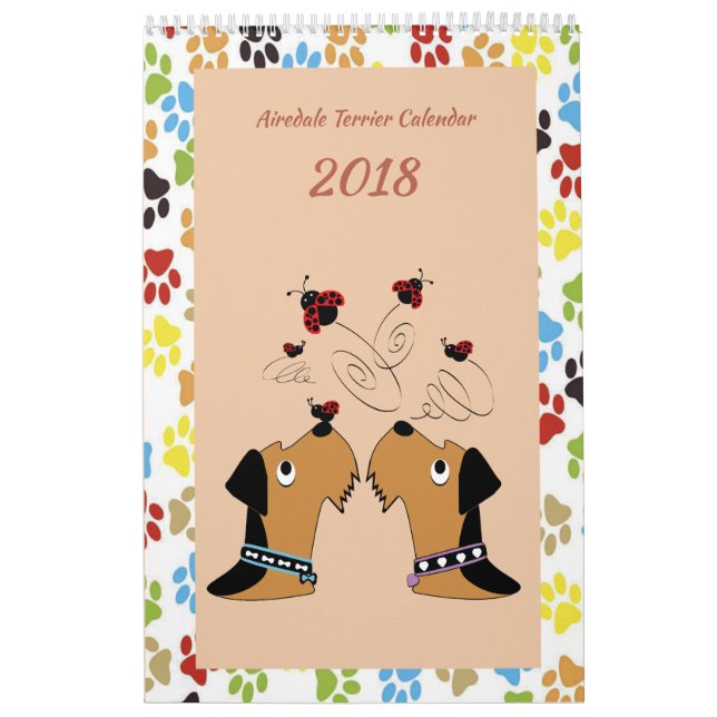 Airedale Terrier Calendar (Cover)