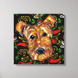  AIREDALE TERRIER       CANVAS PRINT