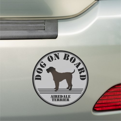 Airedale terrier car magnets カーマグネット
