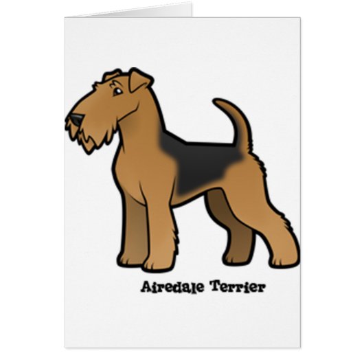 airedale terrier cards (Front)